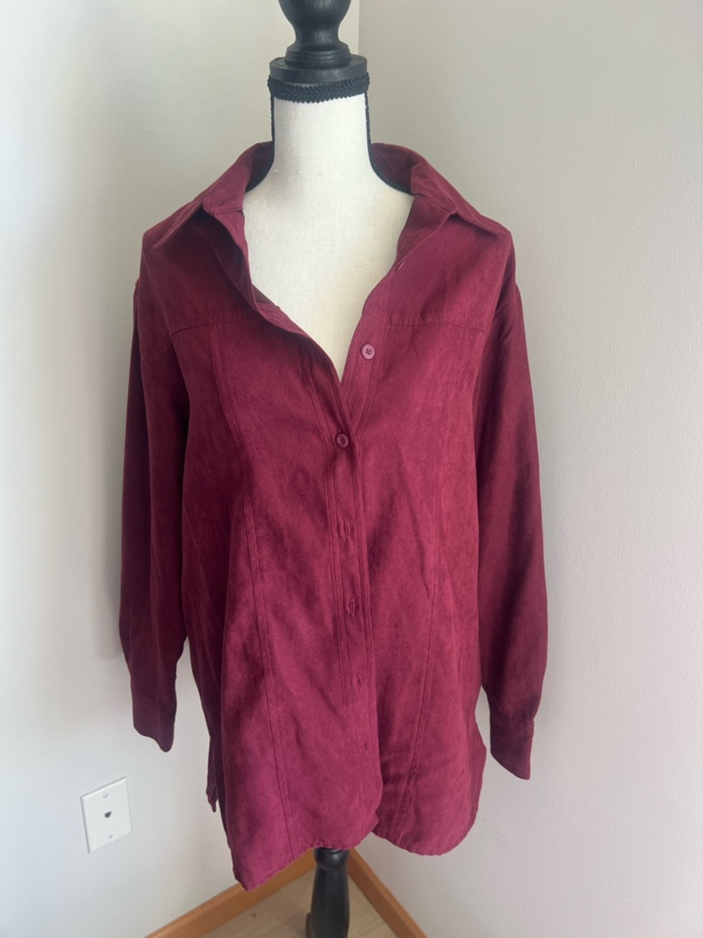 Basic Editions faux suede shirt 💞